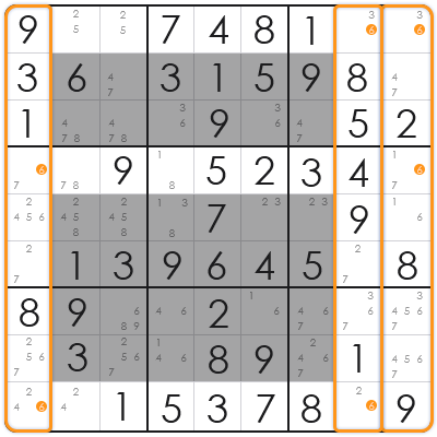 sudoku x wing technique